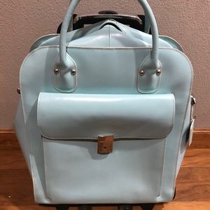 McKlein Leather Detachable Wheeled Briefcase